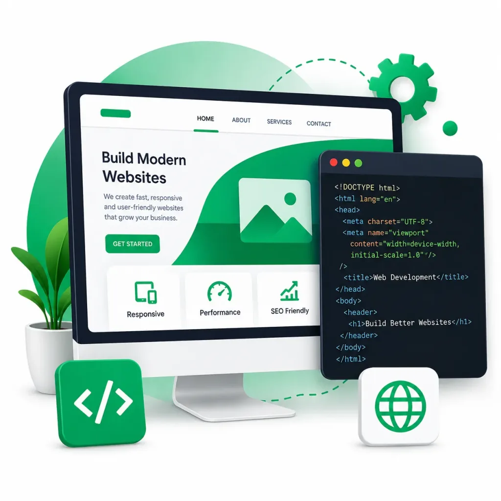 Web Design and Development Services for responsive SEO-friendly business websites WordPress eCommerce Website Design Services.